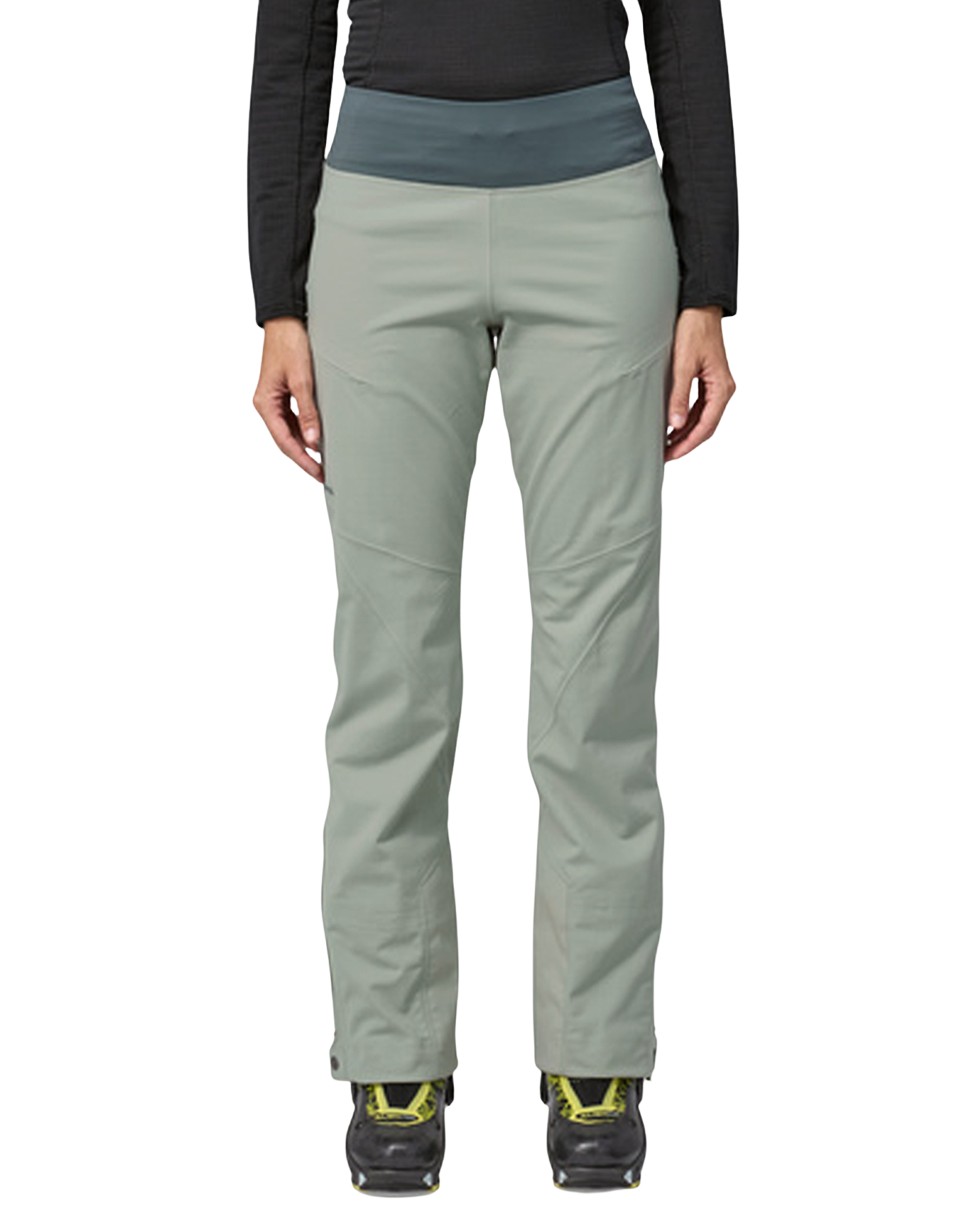 Patagonia Women's Upstride Pants - Sleet Green Women's Snow Pants - Trojan Wake Ski Snow