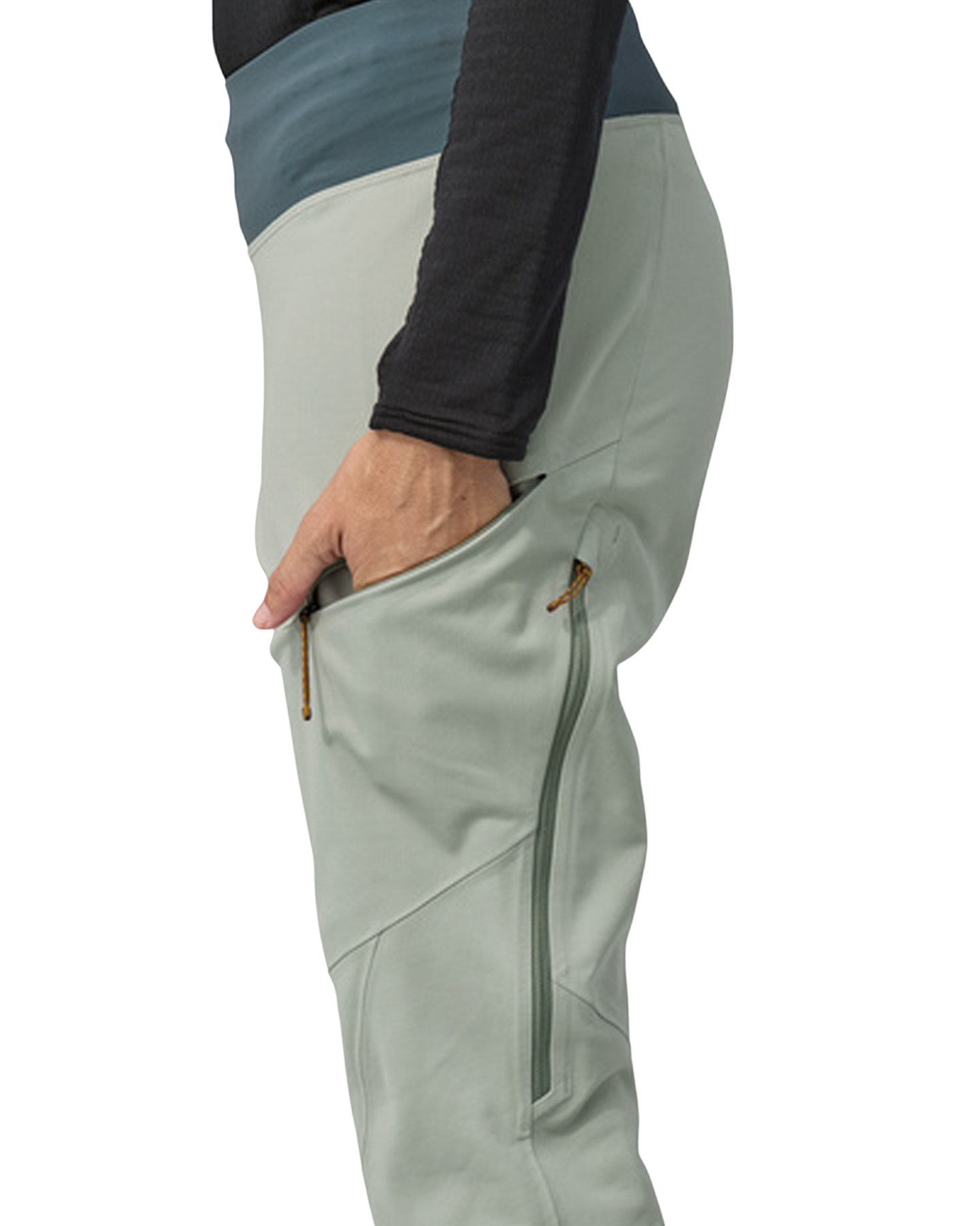 Patagonia Women's Upstride Pants - Sleet Green Women's Snow Pants - Trojan Wake Ski Snow