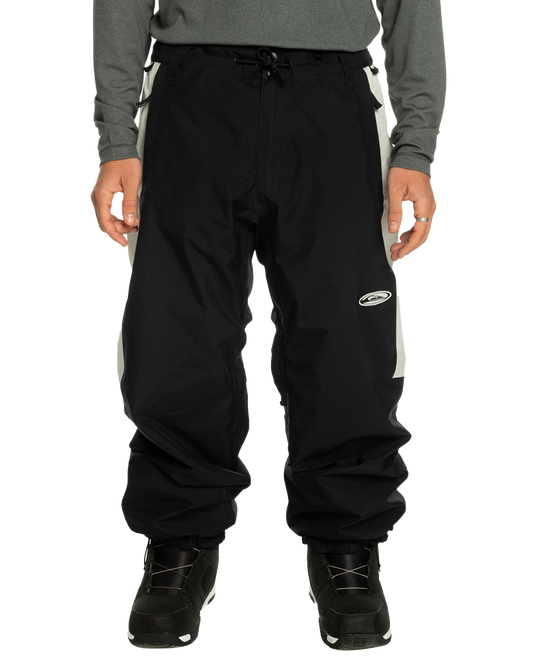 Quiksilver Men's High Altitude Gore-Tex® Technical Snow Pants - True Black Men's Snow Pants - Trojan Wake Ski Snow