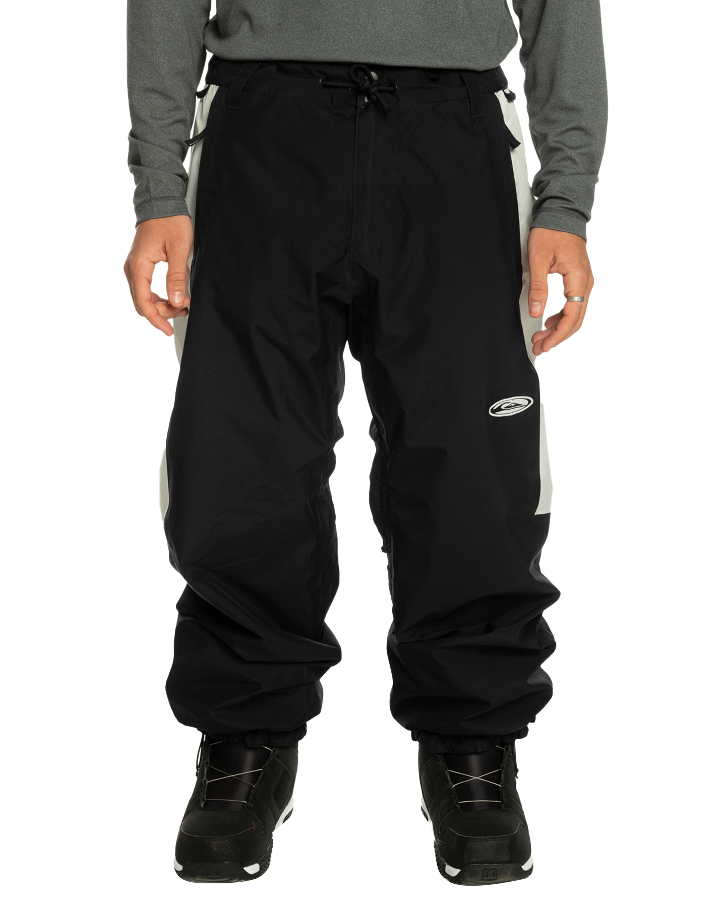 Quiksilver Men's High Altitude Gore-Tex® Technical Snow Pants - True Black Men's Snow Pants - Trojan Wake Ski Snow