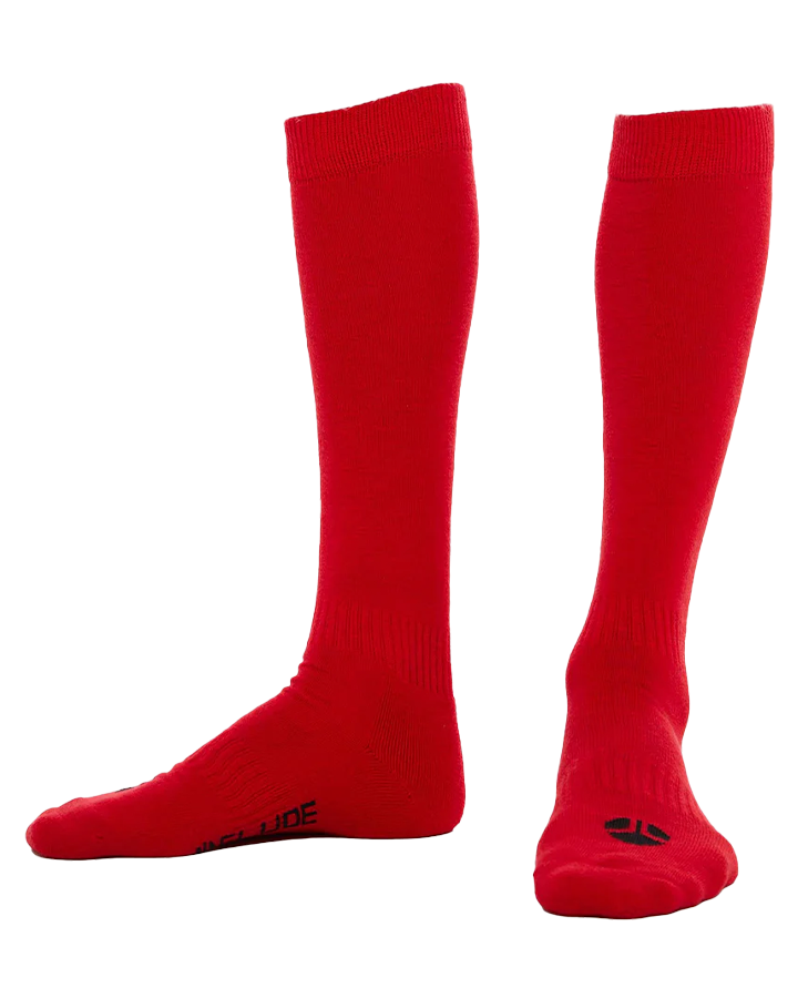Elude Radiator Kids' Sock - Red Socks - Trojan Wake Ski Snow