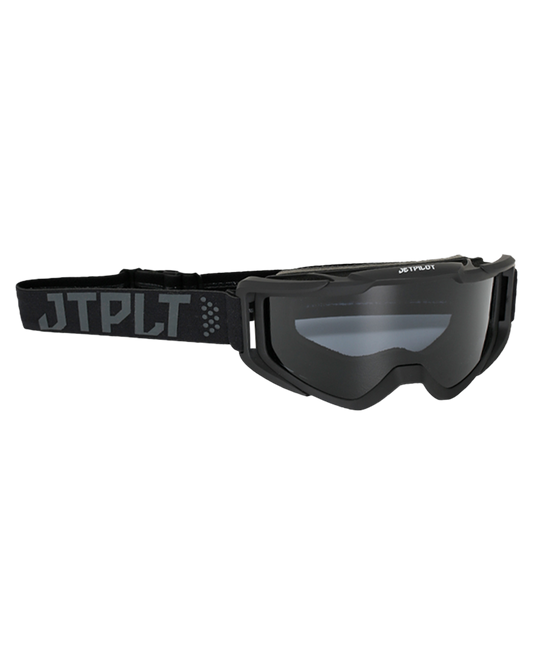 Jetpilot RX Solid Goggle - Black - 2024 Jetski Goggles - Trojan Wake Ski Snow