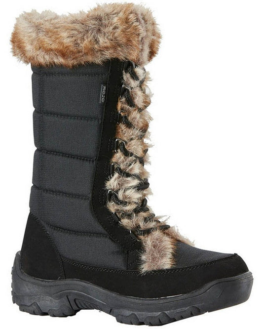 Rojo Snow Fox Women's Boots - True Black - 2023 Apres Boots - Trojan Wake Ski Snow