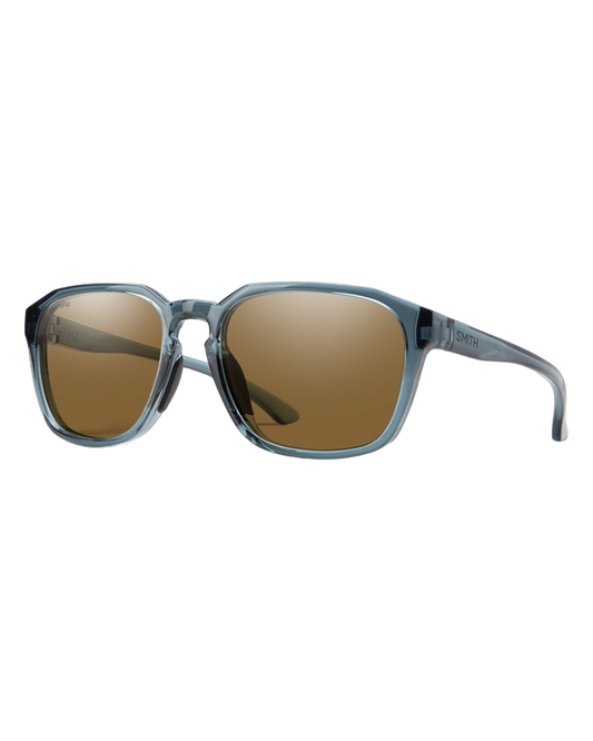 Smith Contour Sunglasses - Crystal Stone Green / ChromaPop Polar Brown Sunglasses - Trojan Wake Ski Snow