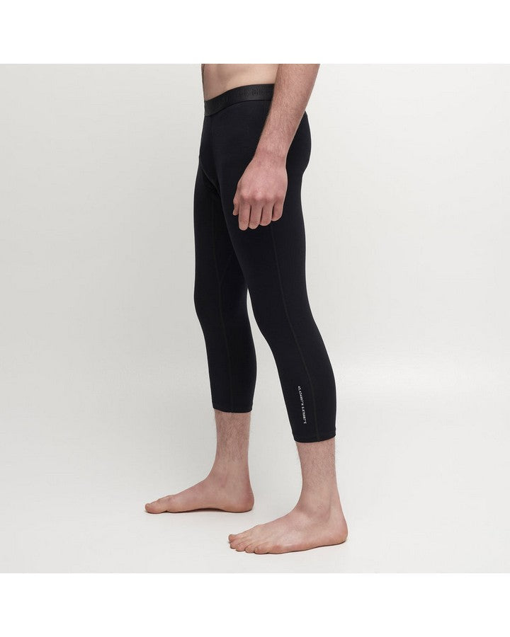 Le Bent Men's Core 200 3/4 Bottom - Black Men's Thermal Bottoms - Trojan Wake Ski Snow