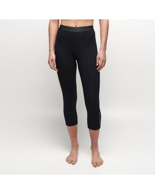 Le Bent Women's Core 200 3/4 Bottom - Black Women's Thermal Bottoms - Trojan Wake Ski Snow