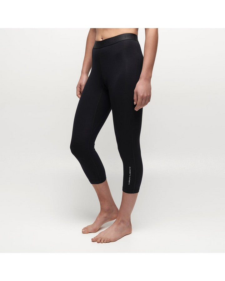 Le Bent Women's Core 200 3/4 Bottom - Black Women's Thermal Bottoms - Trojan Wake Ski Snow