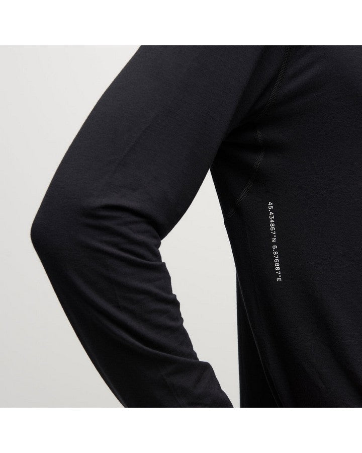 Le Bent Men's Core 200 Crew - Black Men's Thermal Tops - Trojan Wake Ski Snow
