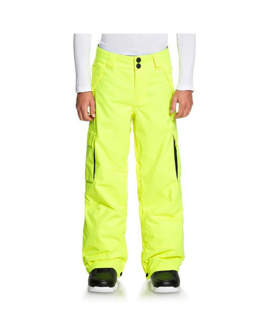 DC Banshee Youth Pant - Yellow Kids' Snow Pants - Trojan Wake Ski Snow
