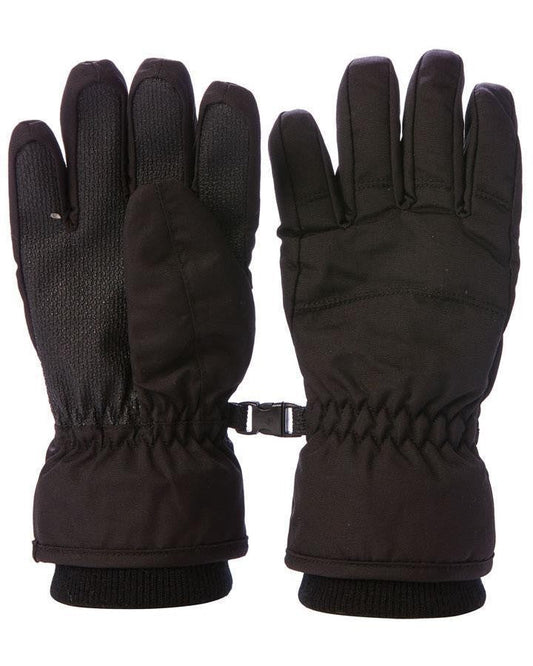 Elude Kids Classic Glove - True Black Kids' Snow Gloves & Mittens - Trojan Wake Ski Snow