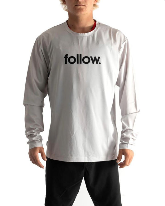 Follow Corp L/S Hydro Tee - Stone Rashies - Trojan Wake Ski Snow