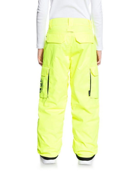DC Banshee Youth Pant - Safety Yellow - 2021 Kids' Snow Pants - Trojan Wake Ski Snow