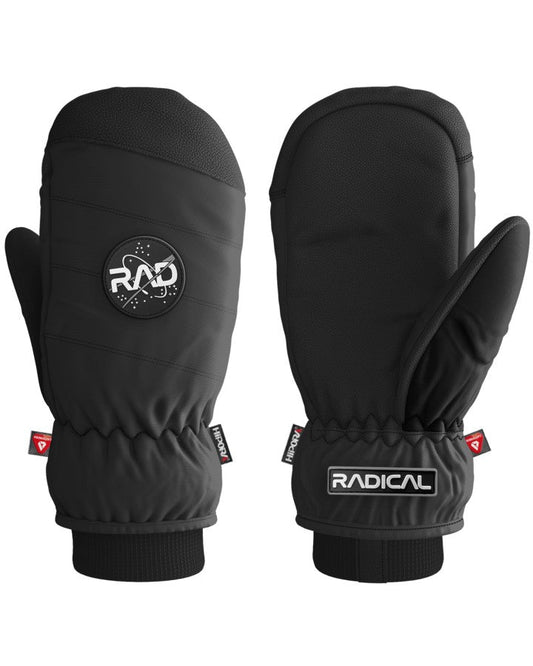 RAD Astro Mitten - Ripstop Black Men's Snow Gloves & Mittens - Trojan Wake Ski Snow