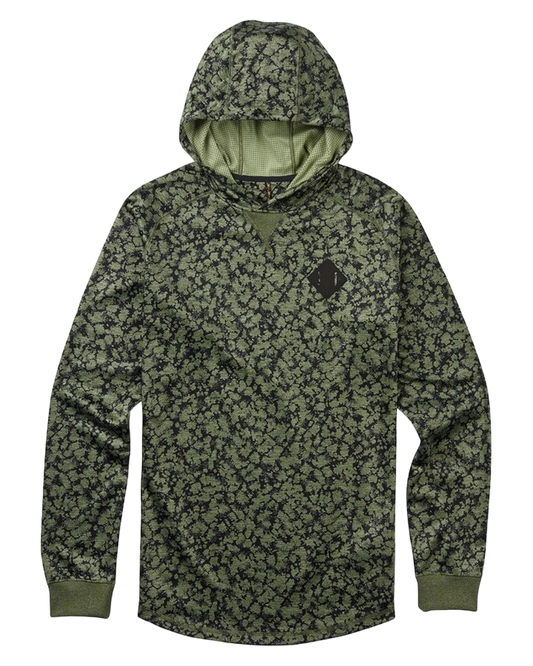 Burton Caption Hoodie - Rifle Green Mossgenn Hoodies & Sweatshirts - Trojan Wake Ski Snow