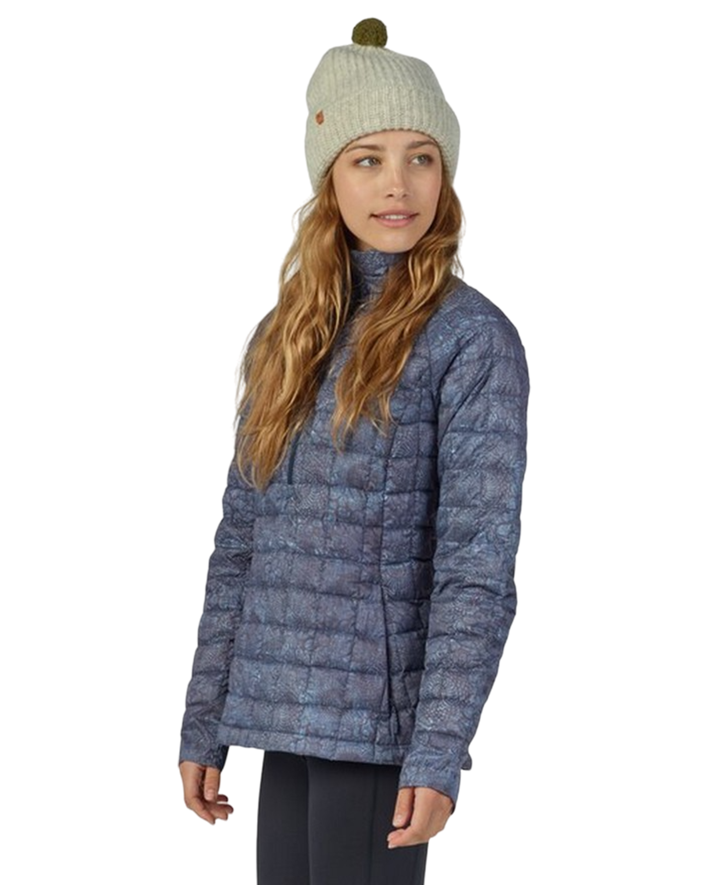 Burton Women's [ak]® Baker Lite Down Jacket - Indigo Floral Jackets - Trojan Wake Ski Snow