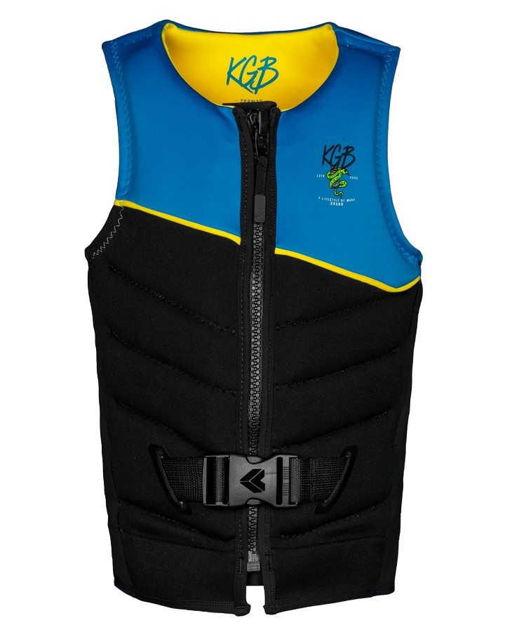 KGB Teen Control Vest - Azure Blue Life Jackets - Trojan Wake Ski Snow