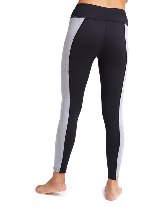 Burton Women's Midweight X Base Layer Pants - True Black/Gray Heather