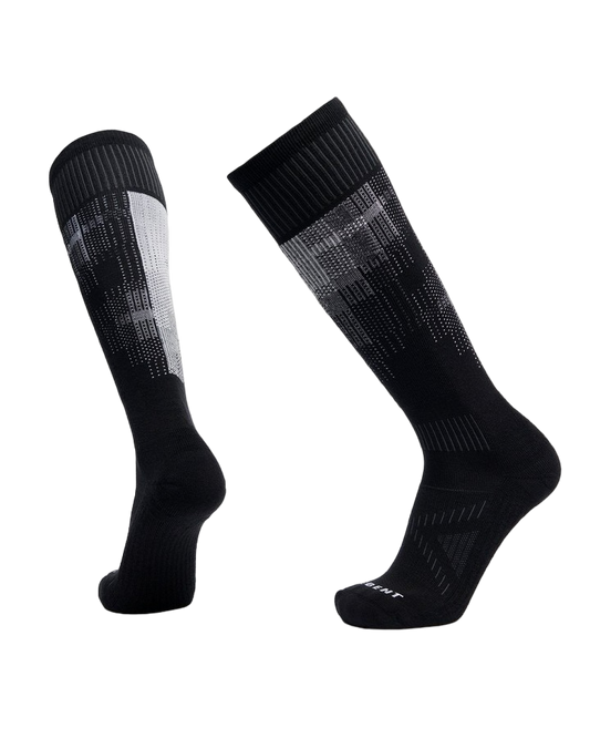 Le Bent Pixel Light Snow Socks - Mono Unisex Socks - Trojan Wake Ski Snow