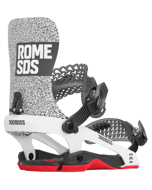 Rome 390 Boss Snowboard Bindings - Static - 2024 Men's Snowboard Bindings - Trojan Wake Ski Snow