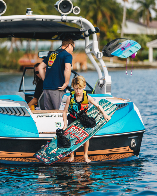 Ronix RX1 Kids' Wakeboard - Electric Trident Wakeboards - Trojan Wake Ski Snow