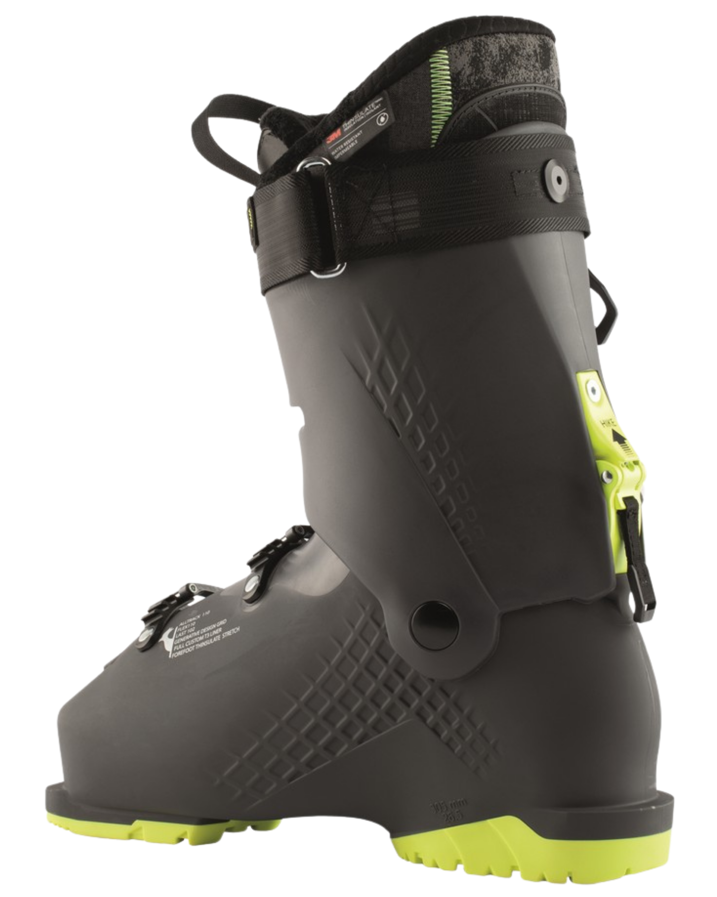 Rossignol Alltrack 110 Ski Boots - Charcoal Snow Ski Boots - Trojan Wake Ski Snow