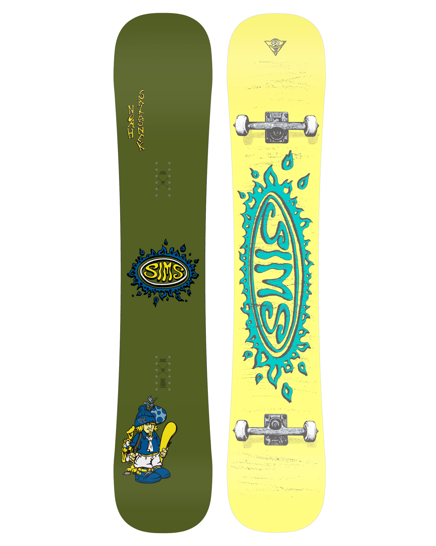 Sims Noah Nub Snowboard - 2025 Men's Snowboards - Trojan Wake Ski Snow