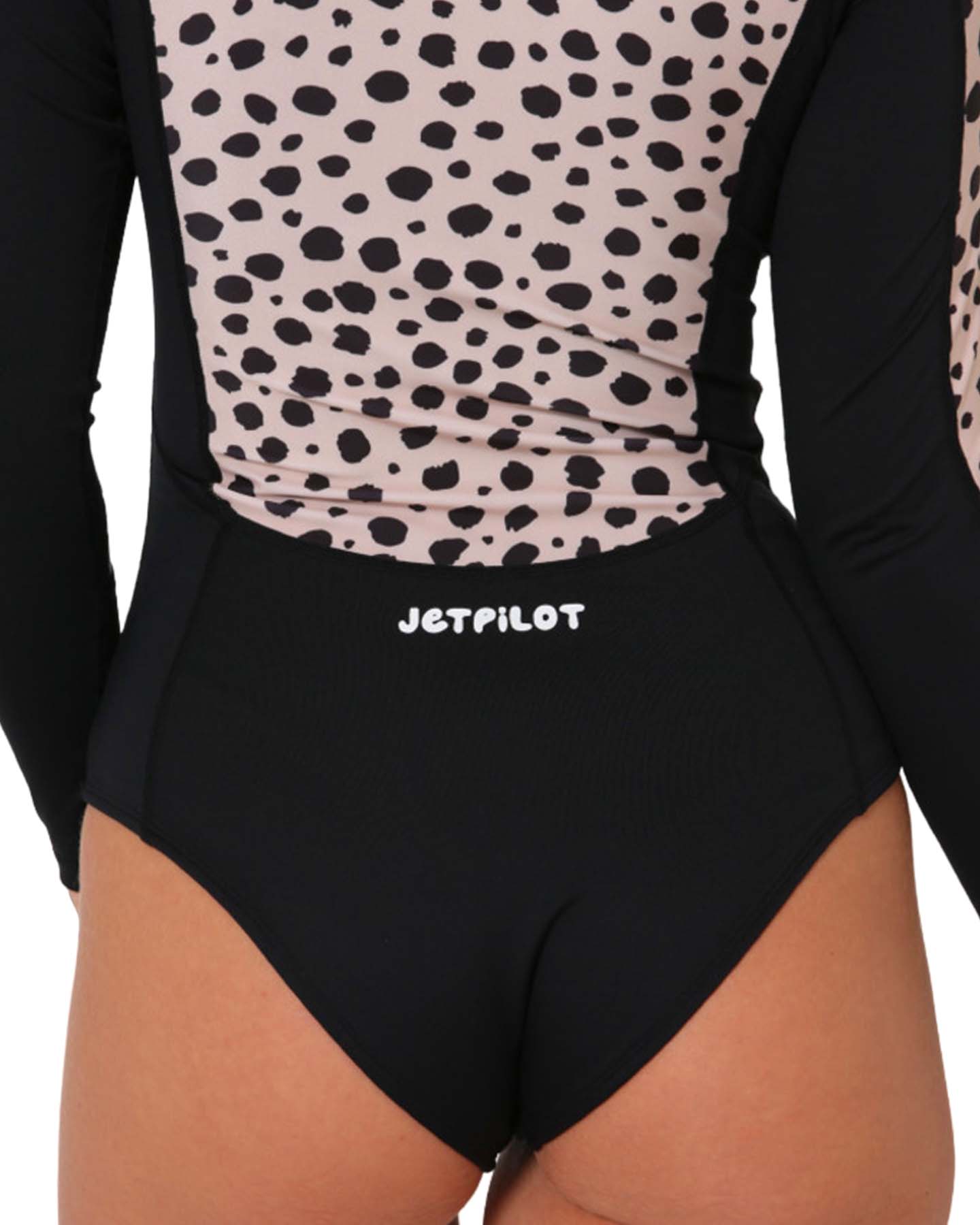 Jetpilot Sina Lycra Ladies Swimsuit - Leopard - 2024 Bikini Bottoms - Trojan Wake Ski Snow