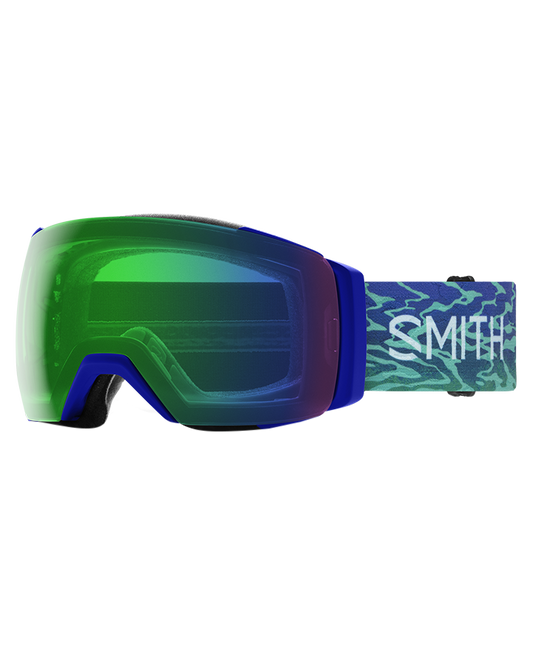 Smith I/O MAG XL Snow Goggles - Lapis Brain Waves / ChromaPop Everyday Green Mirror - 2023 Snow Goggles - Mens - Trojan Wake Ski Snow