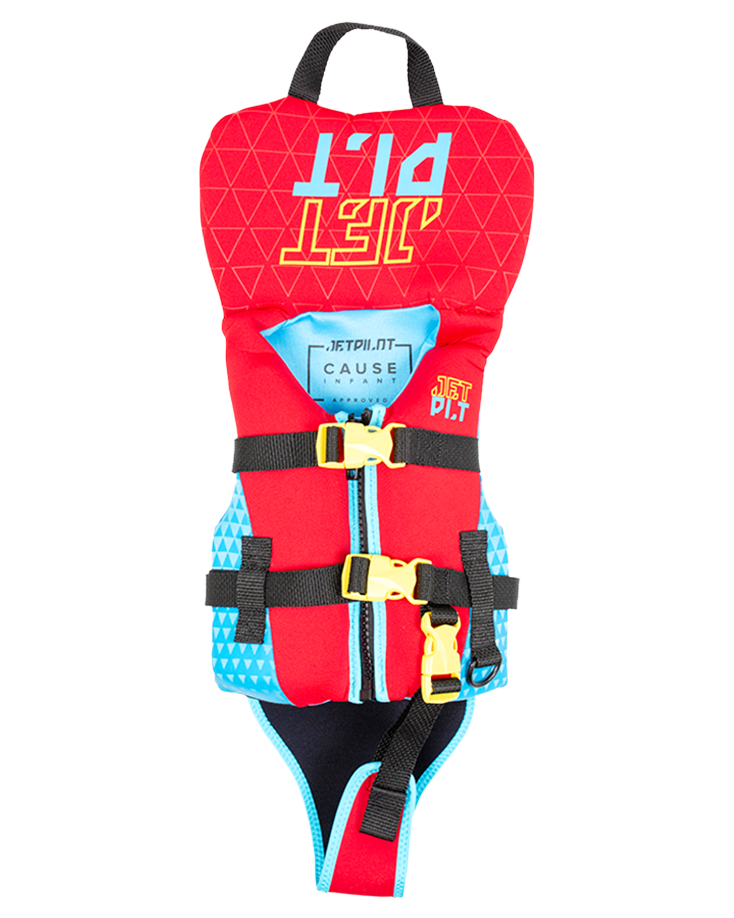 Jetpilot The Cause F/E Infant Neo Vest - Red Level 50 - 2024 Life Jackets - Kids - Trojan Wake Ski Snow