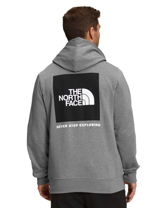 The North Face Box Nse Pullover Hoodie - Tnf Medium Grey Heather/Tnf Black Hoodies & Sweatshirts - Trojan Wake Ski Snow
