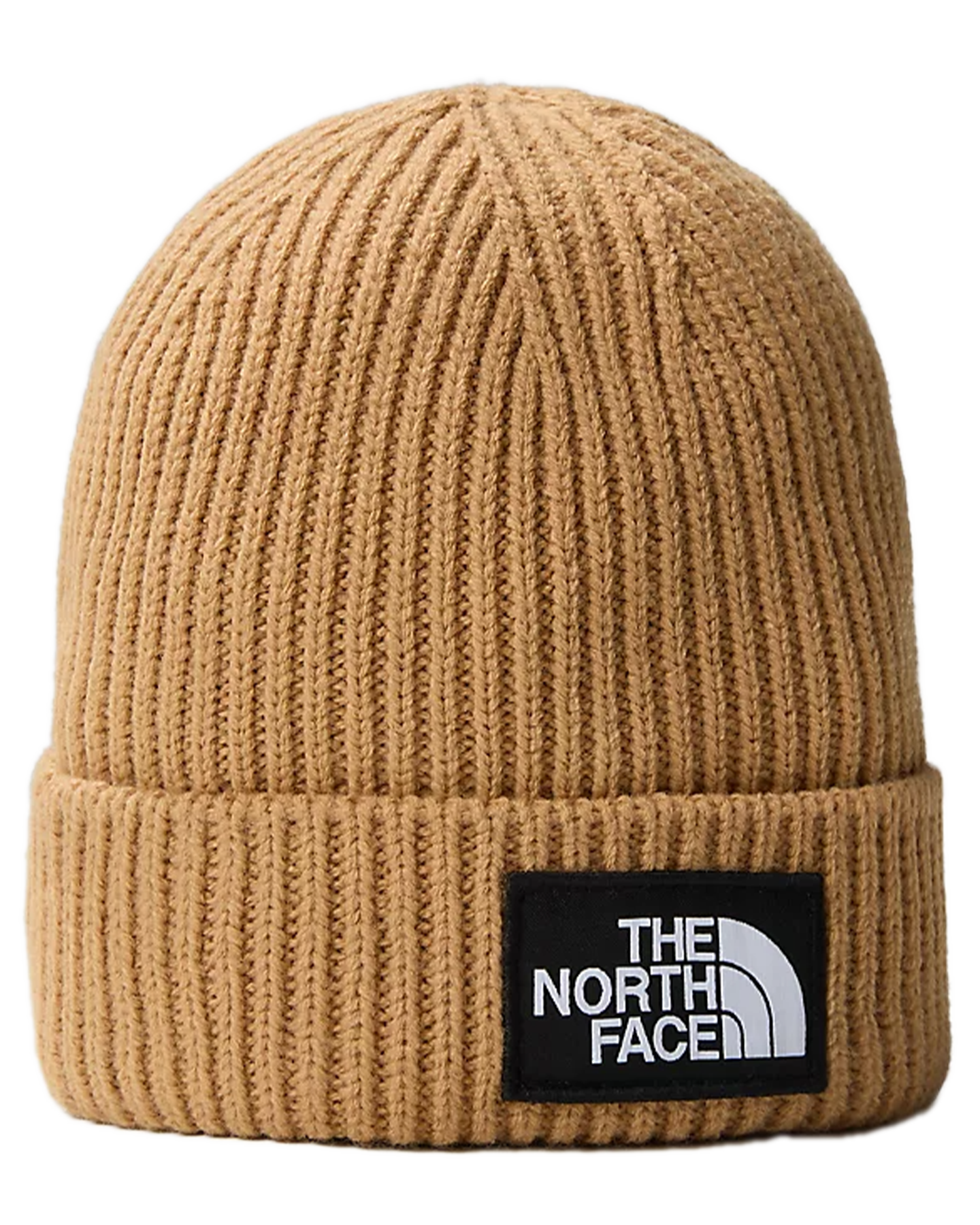 The North Face TNF™ Logo Box Cuffed Beanie - Almond Butter Beanies - Mens - Trojan Wake Ski Snow