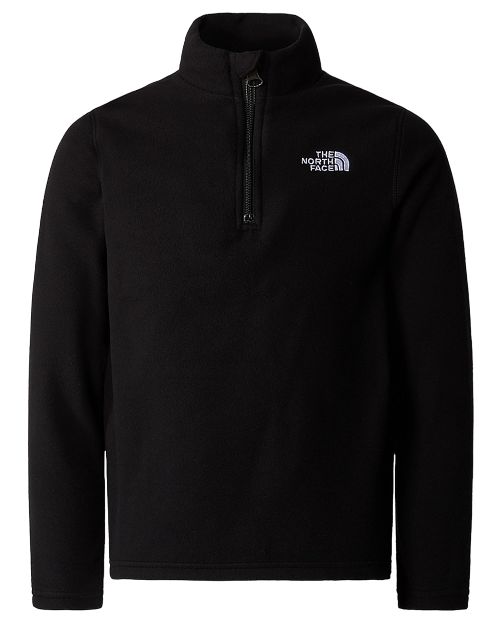 The North Face Teen Glacier 1/4 Zip Pullover - Tnf Black Kids' Fleece - Trojan Wake Ski Snow