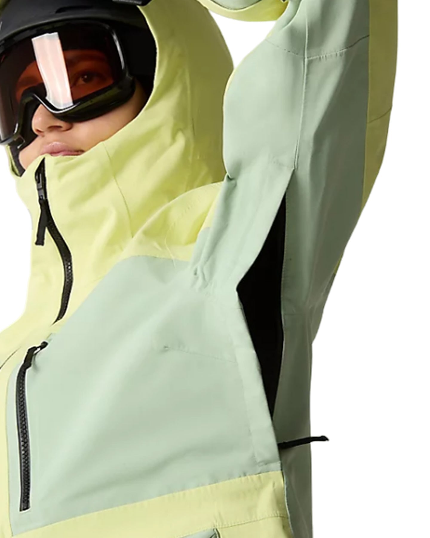 The North Face Women's Dragline Snow Jacket - Sun Sprite/Misty Sage Women's Snow Jackets - Trojan Wake Ski Snow