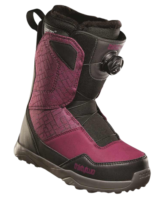 ThirtyTwo Shifty Boa Women's Snowboard Boots - Black/Purple Women's Snowboard Boots - Trojan Wake Ski Snow