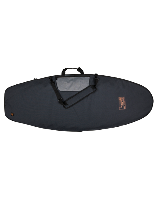 Ronix Dempsey - Surf Case w/3D Fin Box - Charcoal/Orange Wakesurf Covers - Trojan Wake Ski Snow