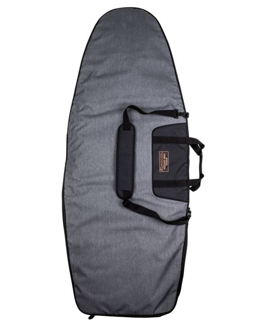 Ronix Dempsey - Surf Case w/3D Fin Box - Charcoal/Orange Wakesurf Covers - Trojan Wake Ski Snow
