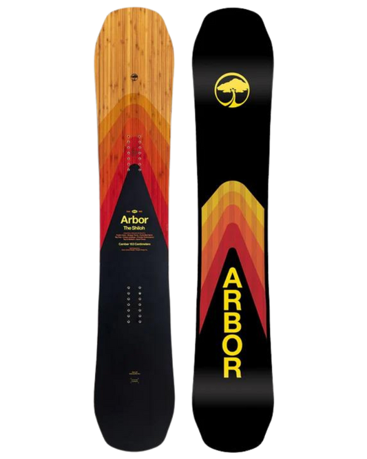 Arbor Shiloh Camber Snowboard - 2024 Men's Snowboards - Trojan Wake Ski Snow