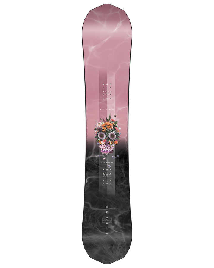 Nitro Beauty Womens Snowboard - 2024 Women's Snowboards - Trojan Wake Ski Snow