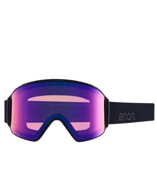 Anon M4 Cylindrical Snow Goggles + Bonus Lens + Mfi® Face Mask - Smoke/Perceive Sunny Onyx Lens Snow Goggles - Mens - Trojan Wake Ski Snow
