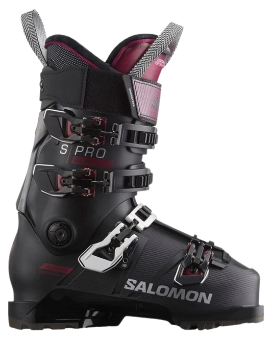 Salomon S/Pro Alpha 110 W Gw E Women's - Black/Cordovan - 2024 Women's Snow Ski Boots - Trojan Wake Ski Snow