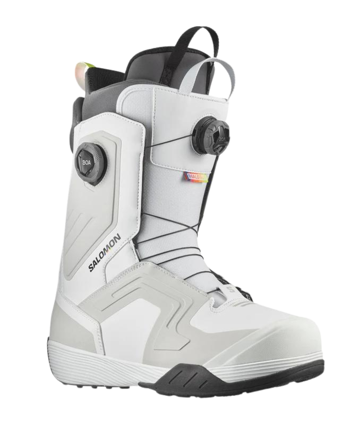 Salomon Dialogue Dual Boa Snowboard Boots - White - 2024 Snowboard Boots - Mens - Trojan Wake Ski Snow