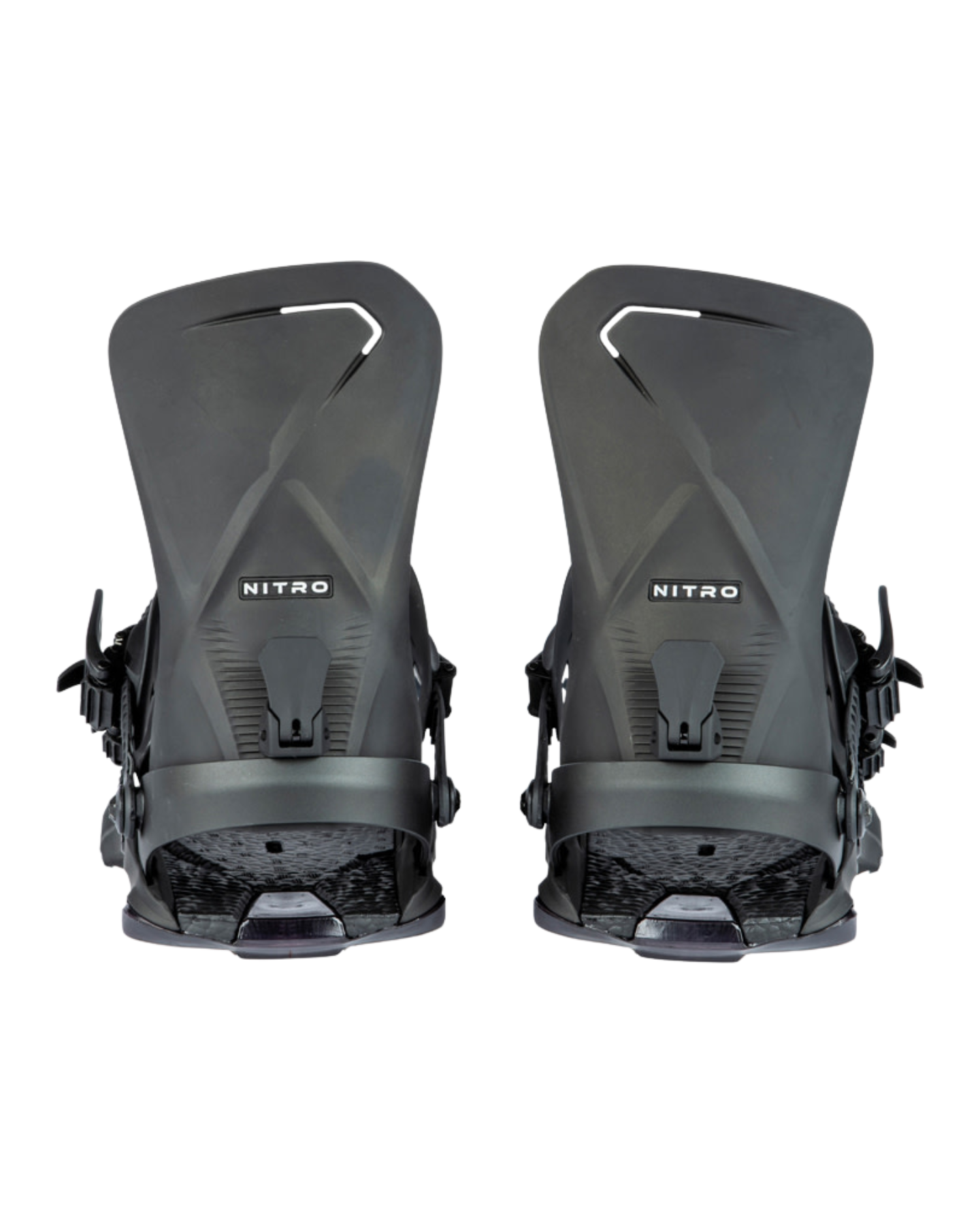 Nitro Phantom Bindings - Ultra Black Unisex Snowboard Bindings - Trojan Wake Ski Snow