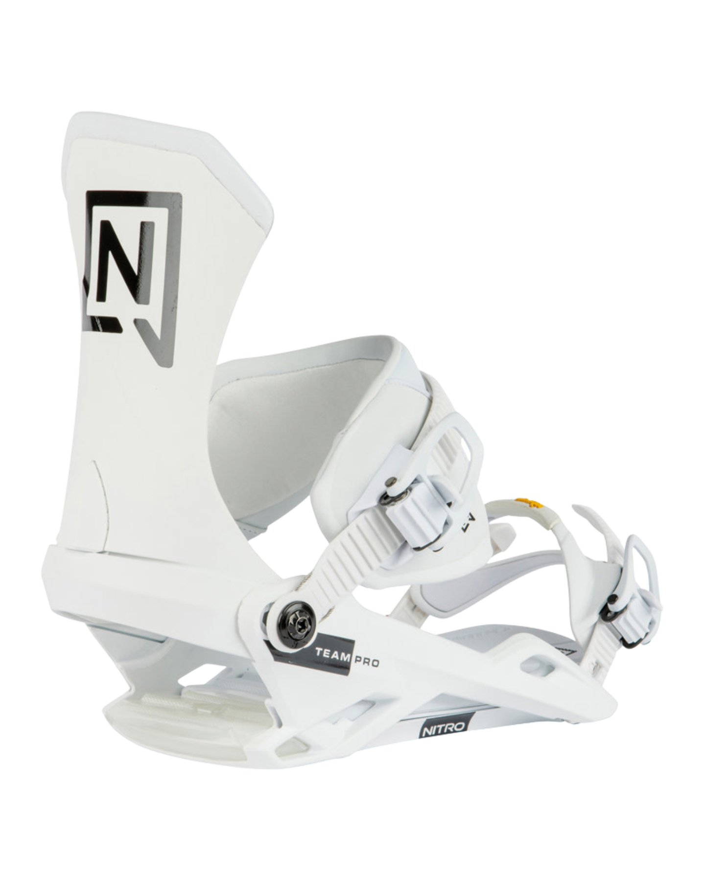 Nitro Team Pro Bindings - Pro White Unisex Snowboard Bindings - Trojan Wake Ski Snow