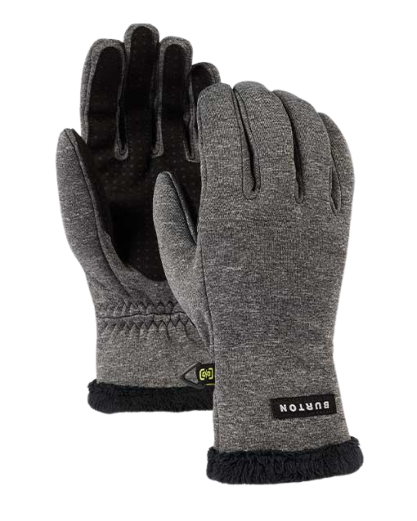 Burton Women's Sapphire Gloves - True Black Heather Women's Snow Gloves - Trojan Wake Ski Snow
