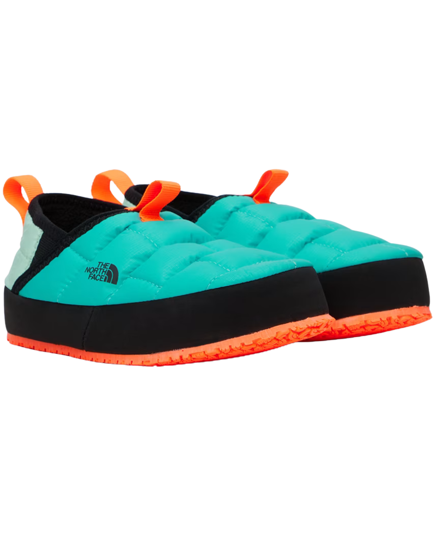 The North Face Kids' Thermoball Traction Mule II -Geyser Aqua/Crater Aqua Kids' Apres Boots - Trojan Wake Ski Snow