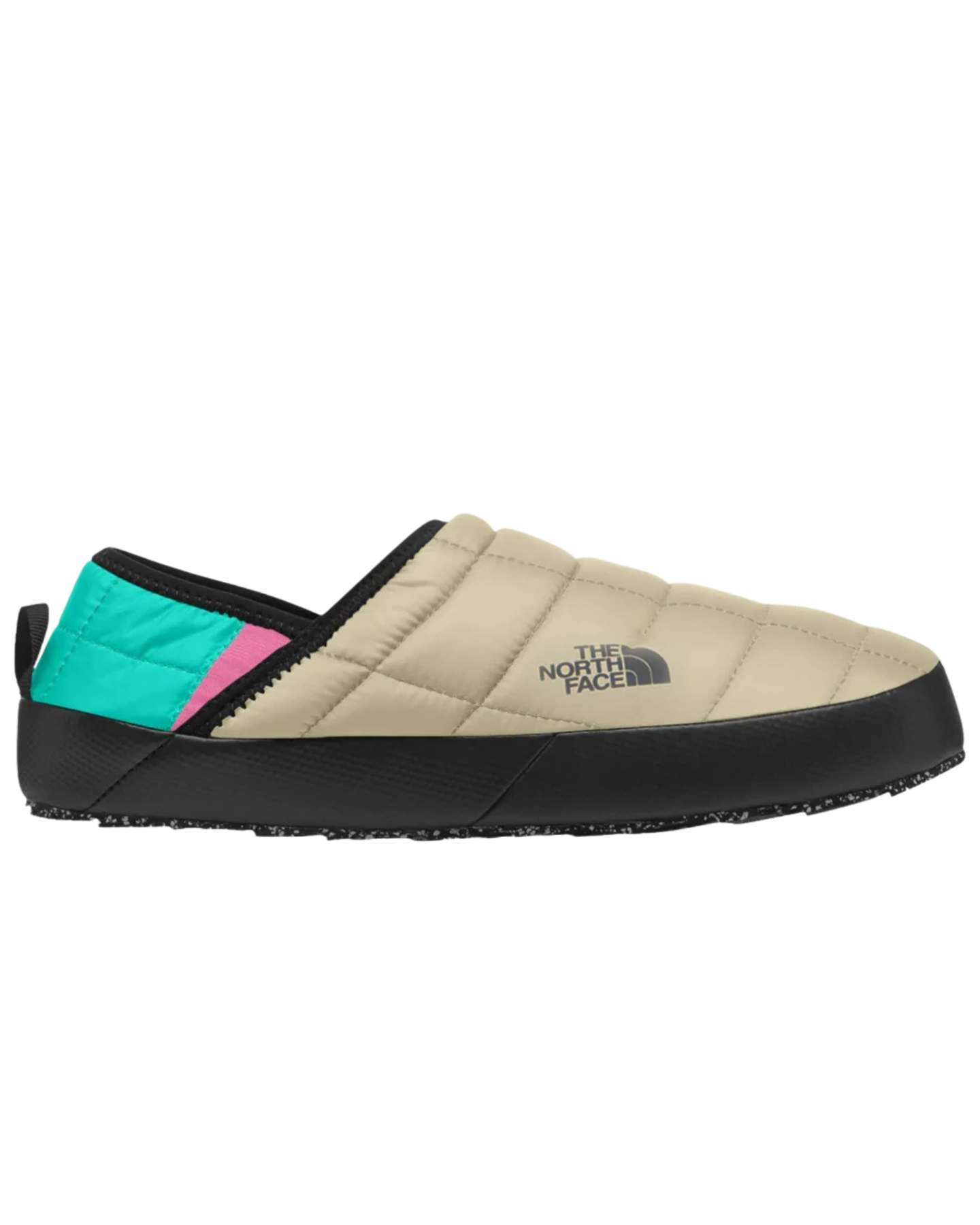 The North Face Thermoball Traction Mule V - Gravel/Geyser Aqua Unisex Apres Boots - Trojan Wake Ski Snow