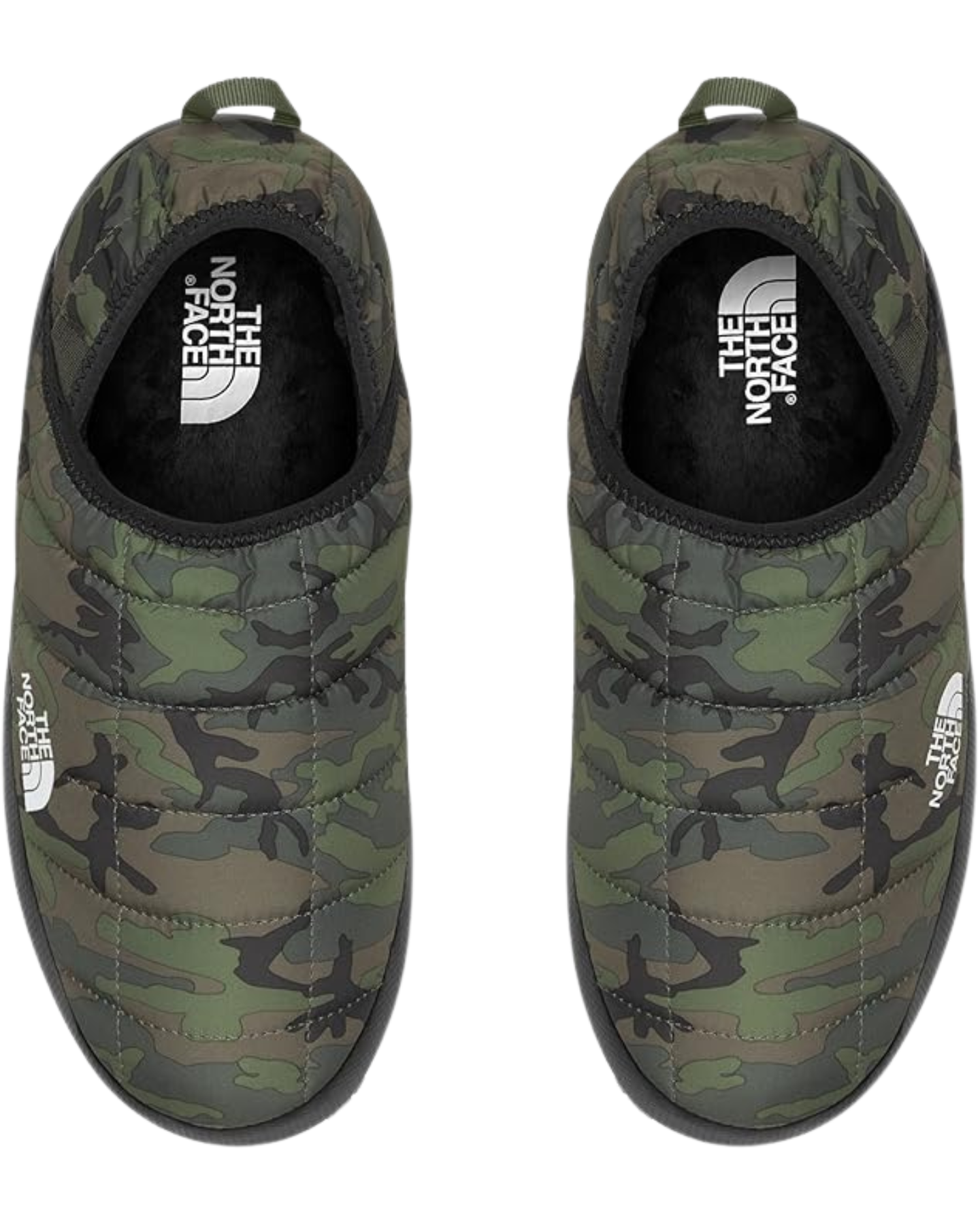 The North Face Thermoball Traction Mule V - Thyme Brush Camo Print/Thyme Unisex Apres Boots - Trojan Wake Ski Snow