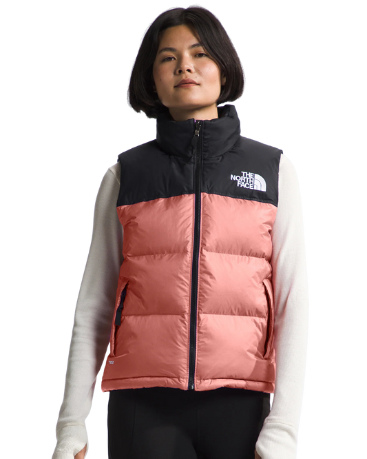 The North Face Women'S 96 Retro Nuptse Vest - Light Mahogany Women's Jackets - Trojan Wake Ski Snow