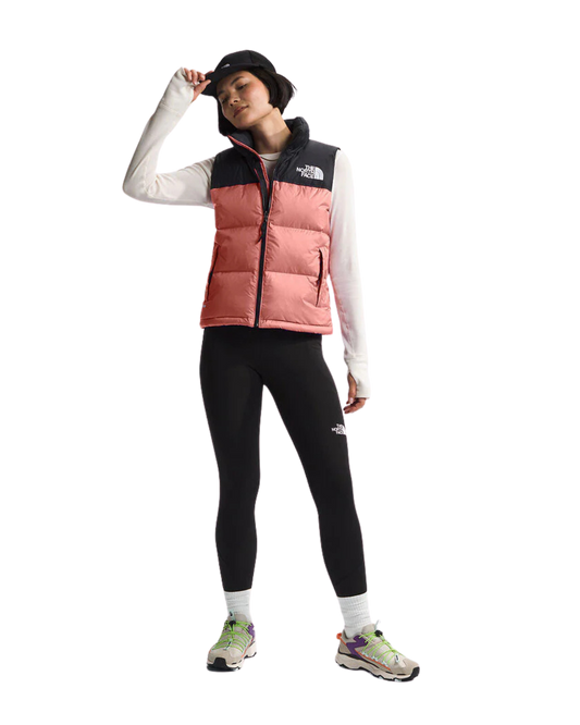 The North Face Women'S 96 Retro Nuptse Vest - Light Mahogany Women's Jackets - Trojan Wake Ski Snow