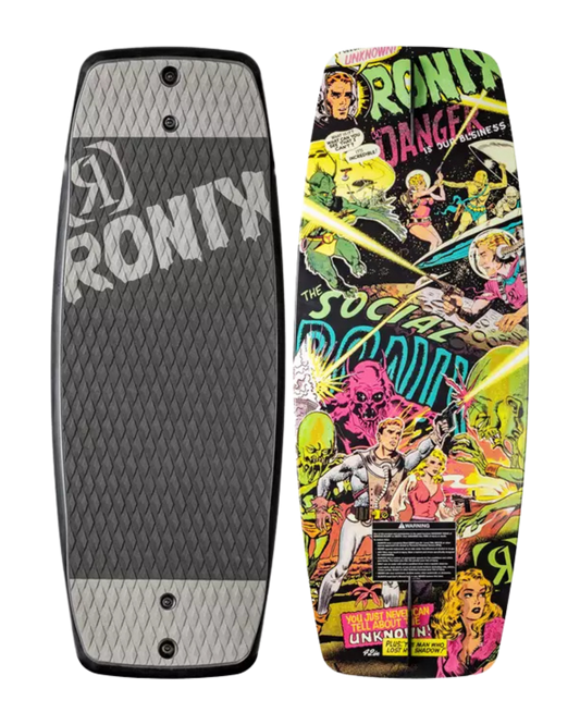 Ronix Social Wakeskate Wakesurf - Trojan Wake Ski Snow